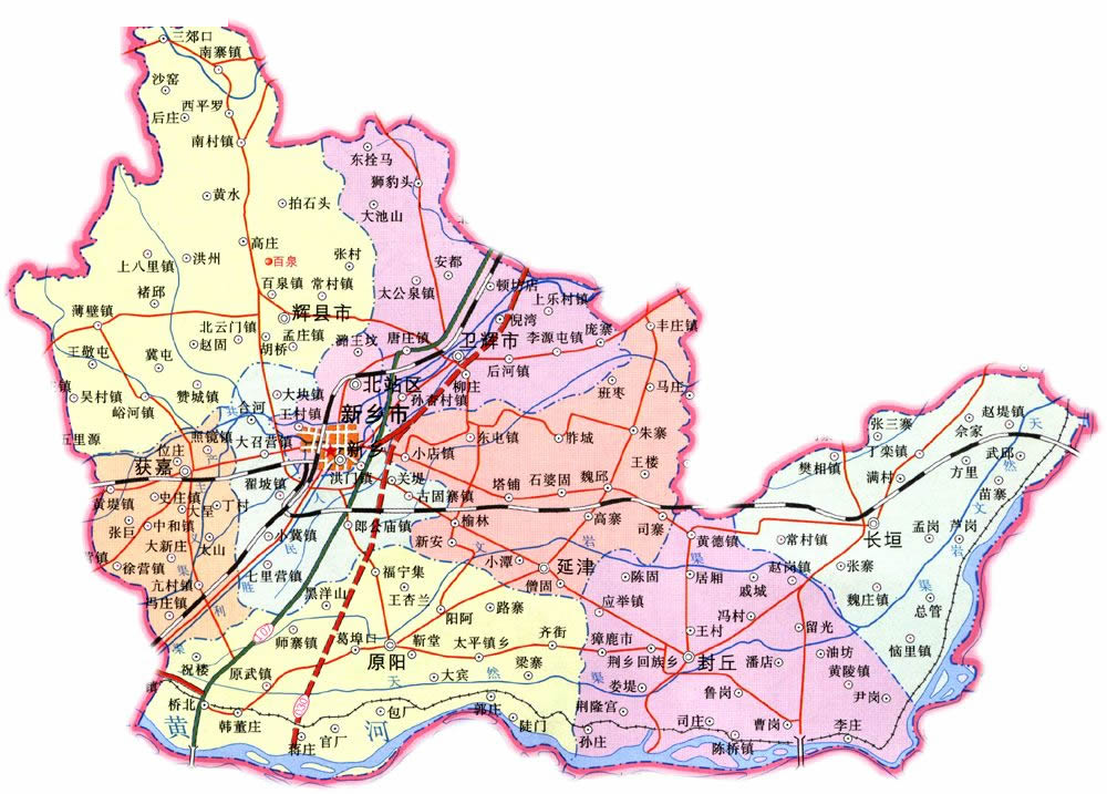 新乡市常住人口_新乡市地图